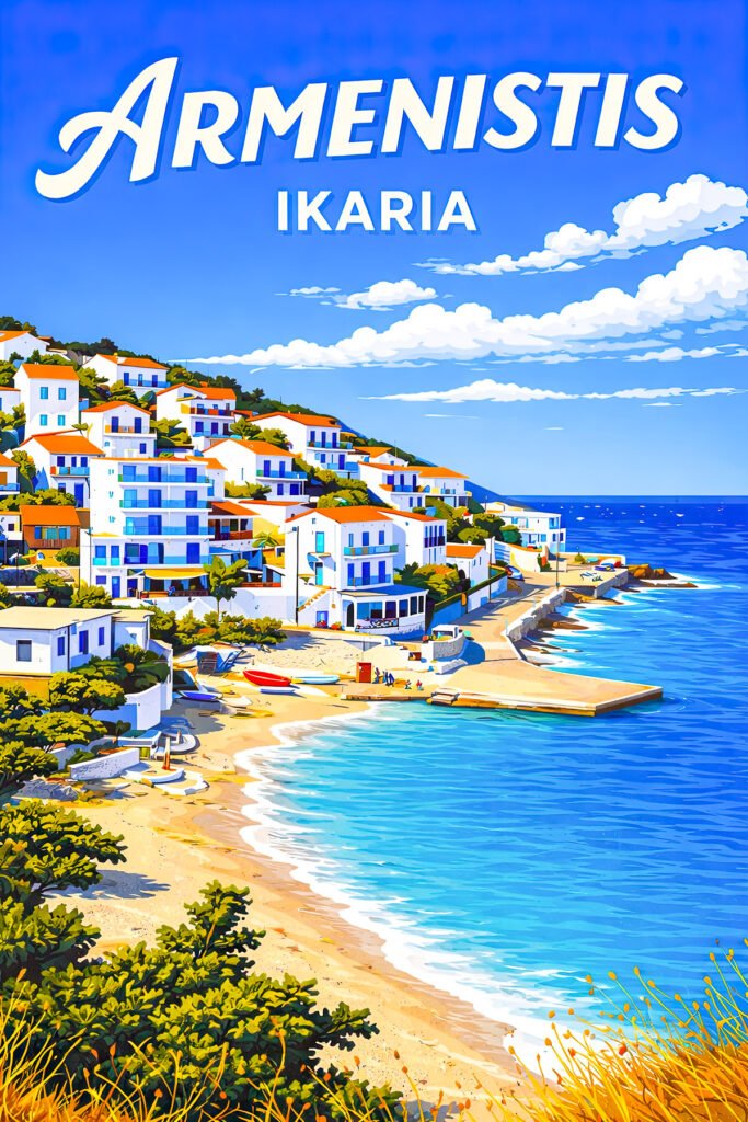 Cartes Postales – Ikaria jgp carte armenistis plage 01.jpg