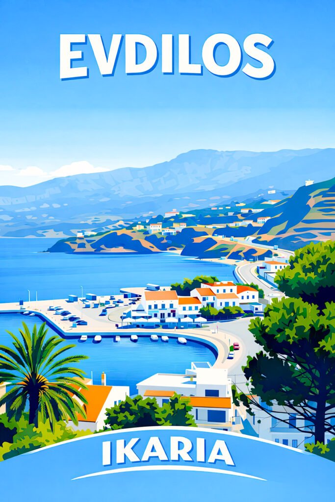 Cartes Postales – Ikaria jgp carte evdilos village 02.jpg