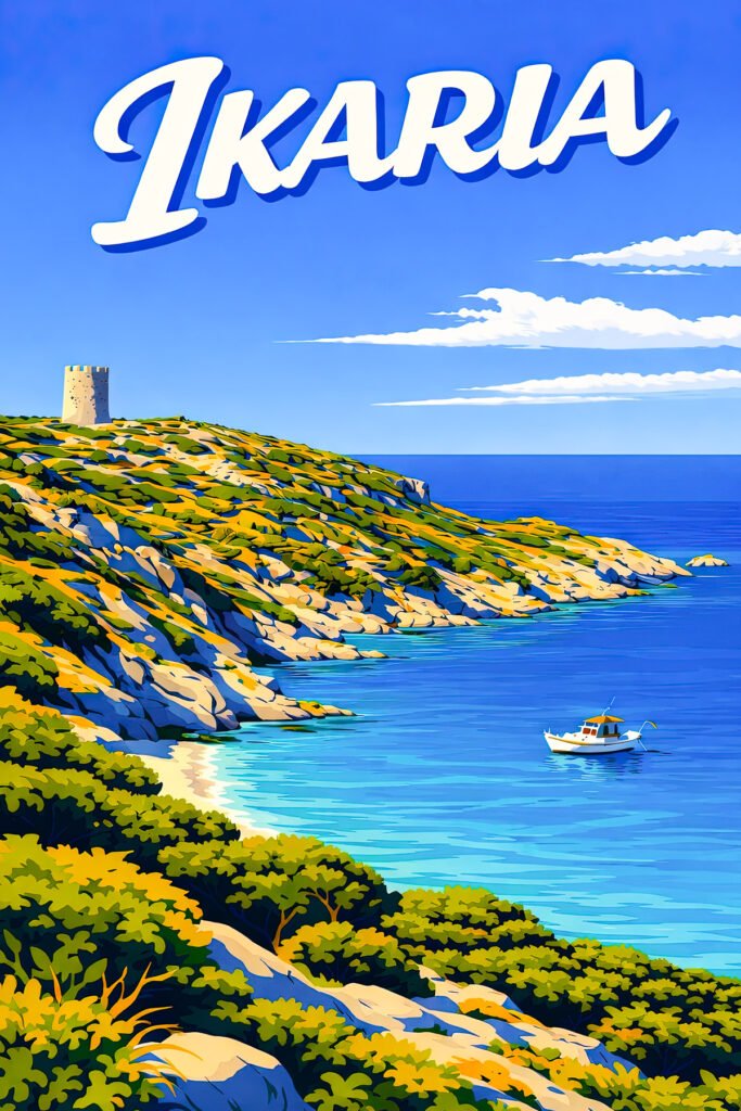 Cartes Postales – Ikaria jgp carte ikaria paysage 01.jpg