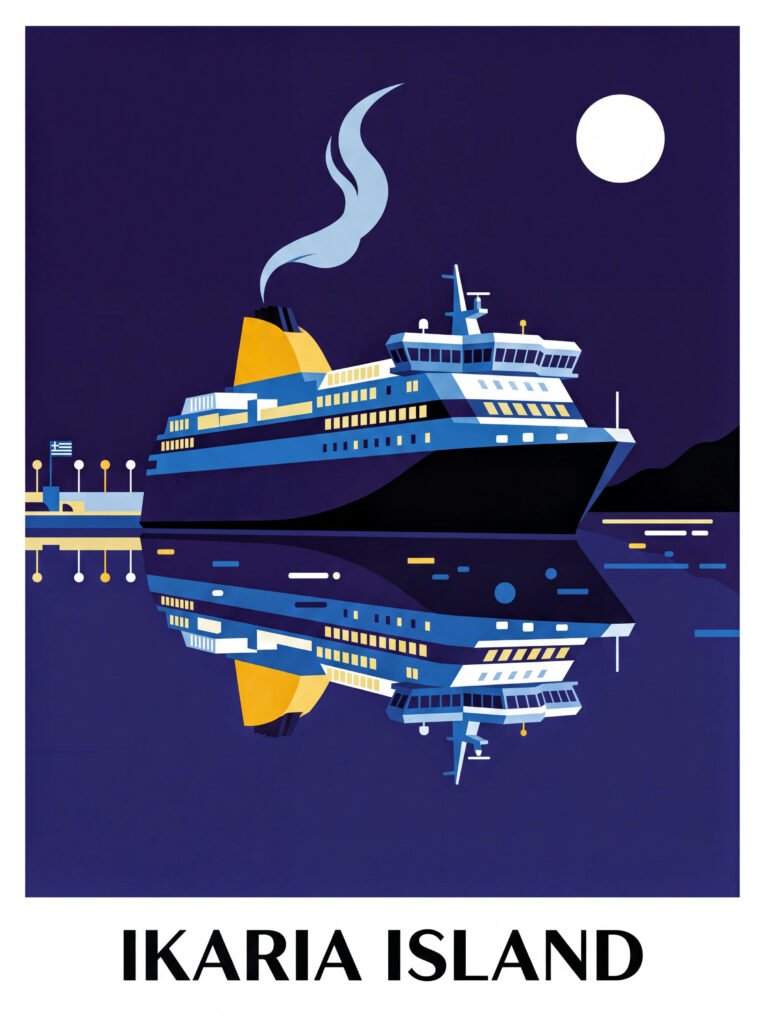 JEAN GLOBE POSTERS jgp poster ikaria port 01