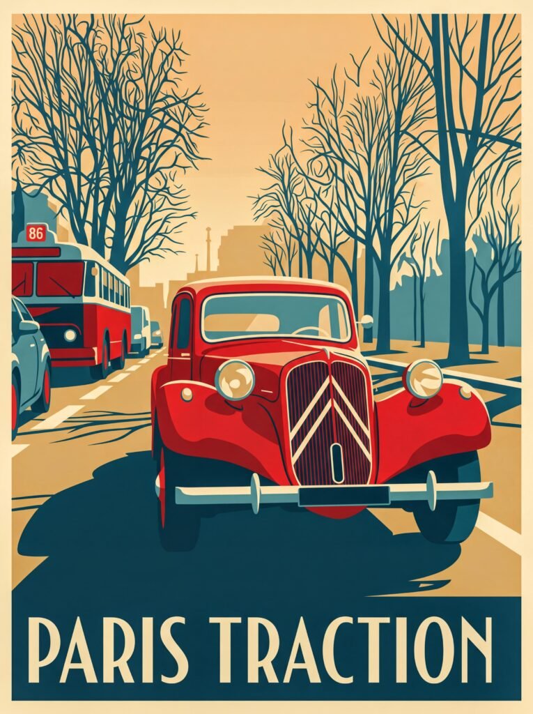 JEAN GLOBE POSTERS jgp poster paris voiture 01.jpg