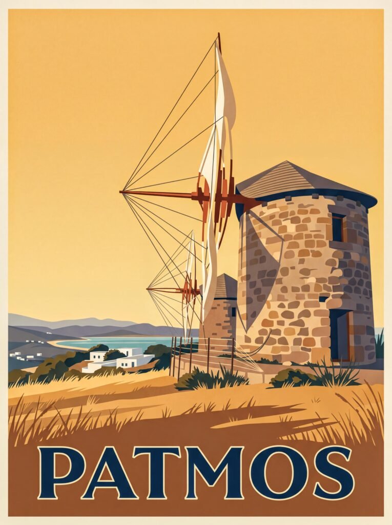 JEAN GLOBE POSTERS jgp poster patmos moulin 01.jpg